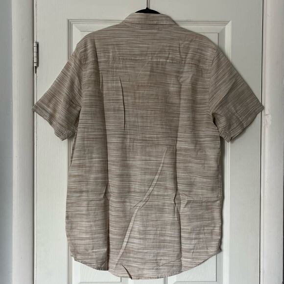 Free Planet Striped Button-Down Shirt - Size XL - Picture 6 of 9